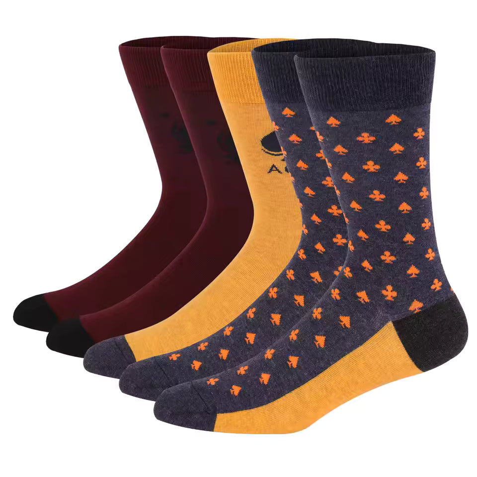 The Wall Street Five – Executive Argyle Crew Socks Collection